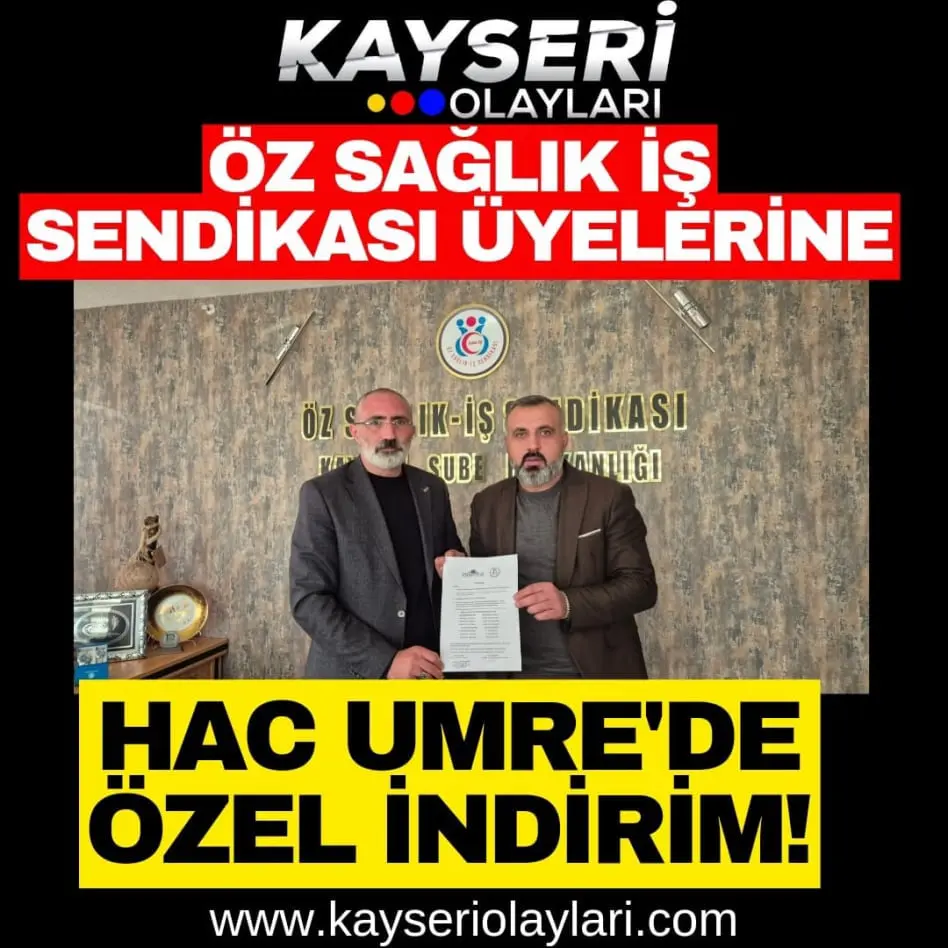 Öz Sağlık İş Sendikası'ndan Hac Umre İçin İndirim 